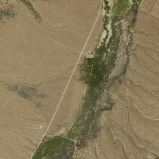 Aerial imagery of Riley Creek, NV