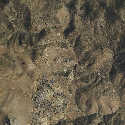 Aerial imagery of Evans Mill, NV