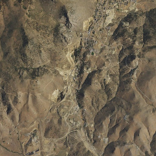 Aerial imagery of Granite Mill, NV
