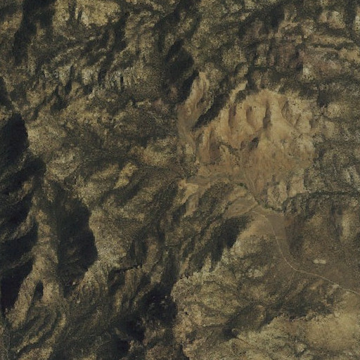 Aerial imagery of Steele Mine, NV