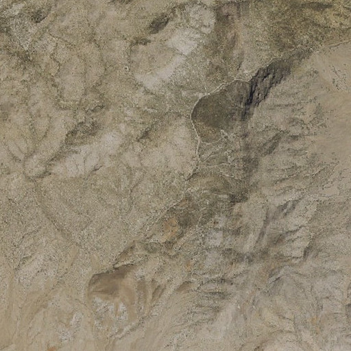 Aerial imagery of Silver Stone Mine, NV