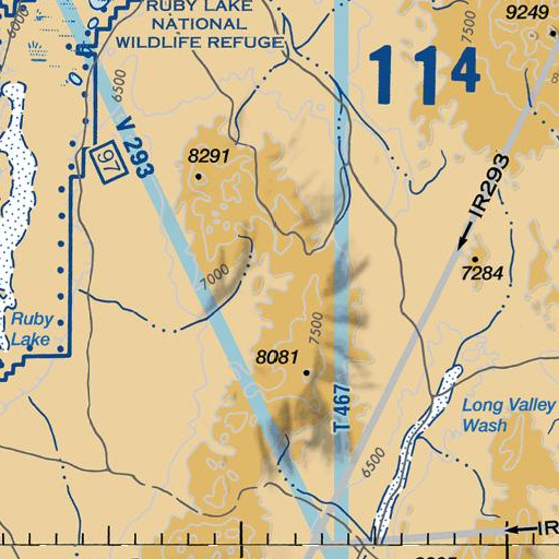 FAA VFR chart of Maverick Springs, NV