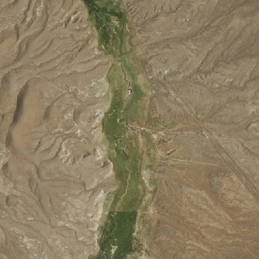 Aerial imagery of Racetrack Ranch, NV