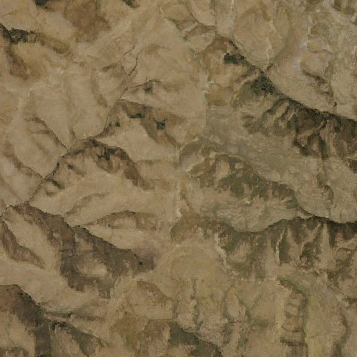 Aerial imagery of Tuscarora Mountains, NV