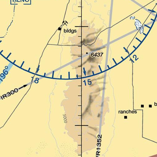FAA VFR chart of Pickhandle Mine, NV