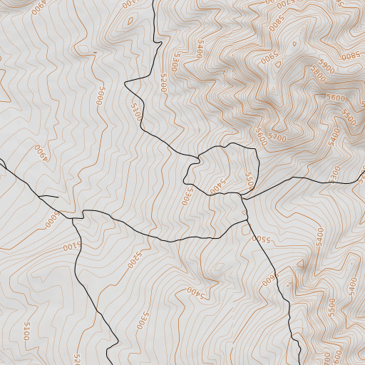OpenTopoMap map of Pickhandle Mine, NV