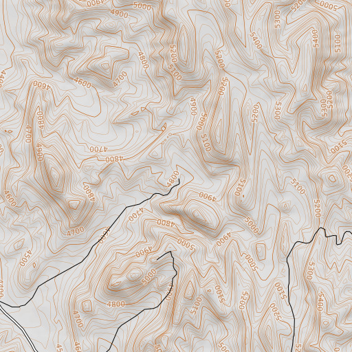 OpenTopoMap map of Red Bird Mine, NV
