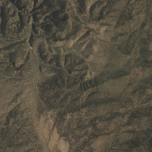 Aerial imagery of Utopian Mine, NV