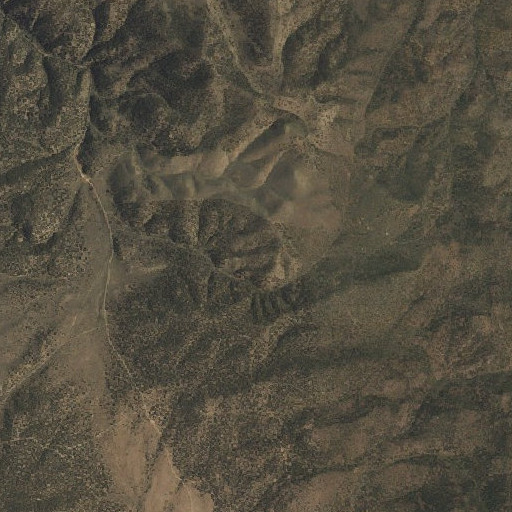 Aerial imagery of United Mine, NV