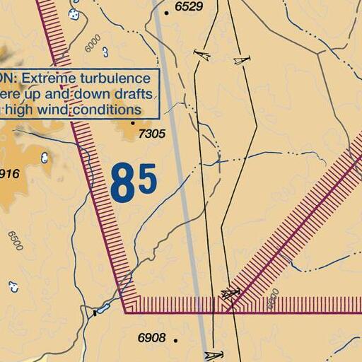 FAA VFR chart of Nolan Ranch, NV