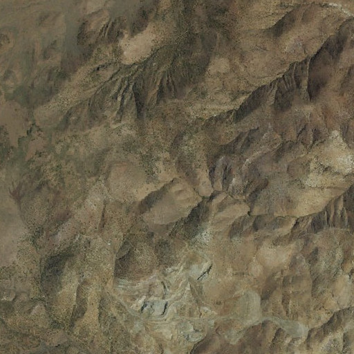 Aerial imagery of Tiger Group Mine, NV