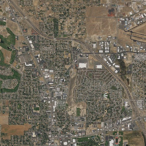 Aerial imagery of Carson Mining District, NV