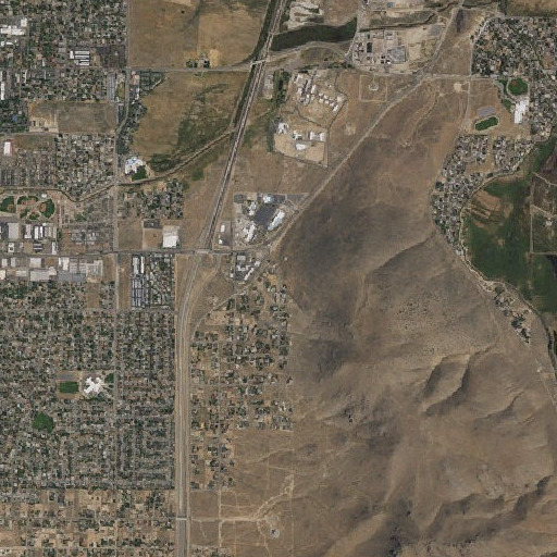 Aerial imagery of Devil Springs, NV