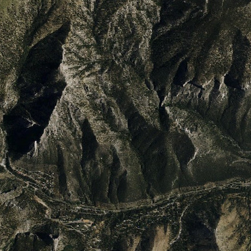 Aerial imagery of Griffith Mine, NV