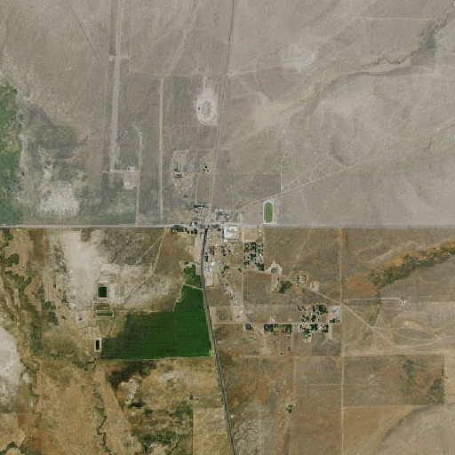 Aerial imagery of McDermitt High School, NV