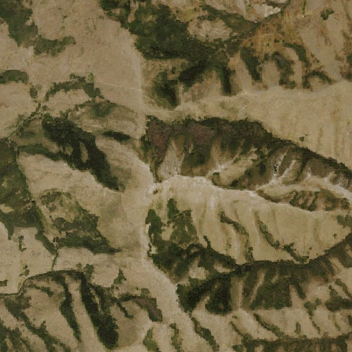 Aerial imagery of Hicks Mountain, NV