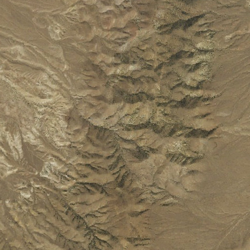 Aerial imagery of Gold Ledge Mine, NV