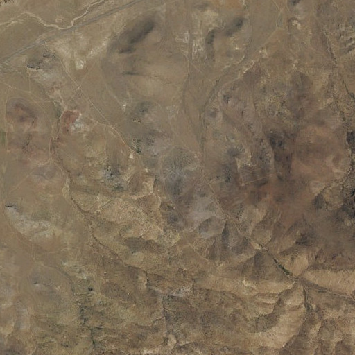 Aerial imagery of Gregory Mine, NV