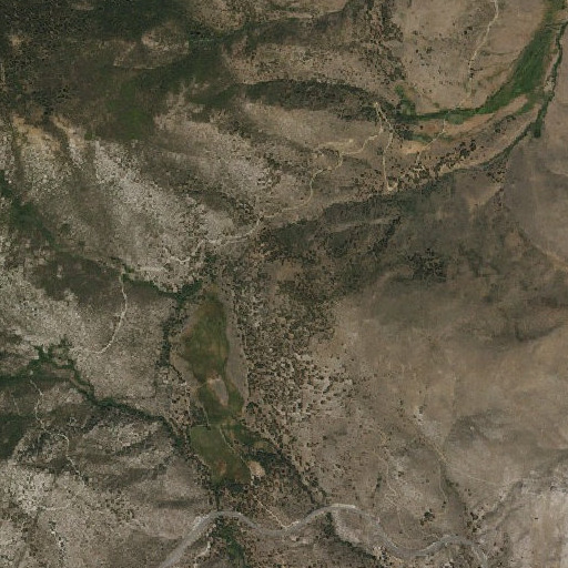 Aerial imagery of Ohio Mine, NV