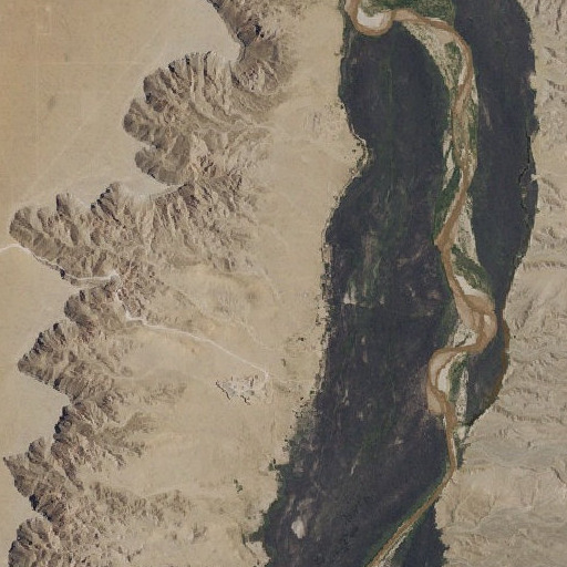 Aerial imagery of Badger Bench, NV