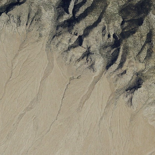 Aerial imagery of Crystal Spring, NV