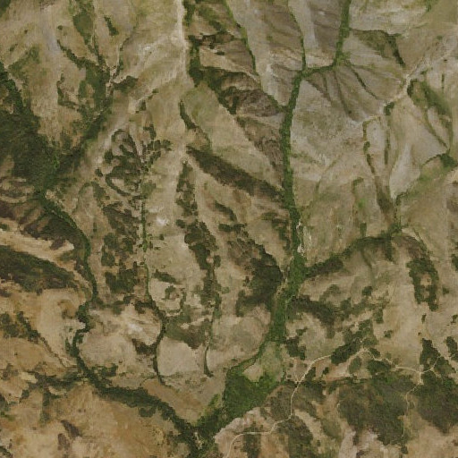 Aerial imagery of Infidel Mine, NV