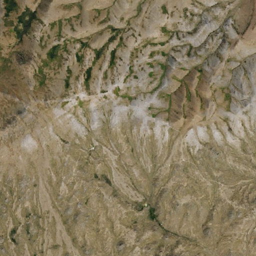 Aerial imagery of Copper Shield Mine, NV