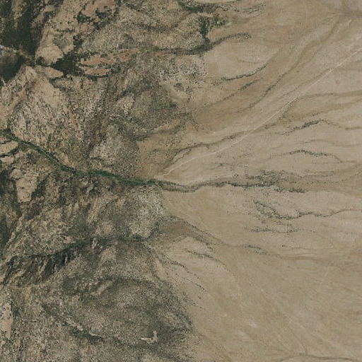 Aerial imagery of Aurum Mill, NV