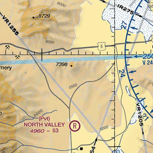 FAA VFR chart of Red Spring, NV