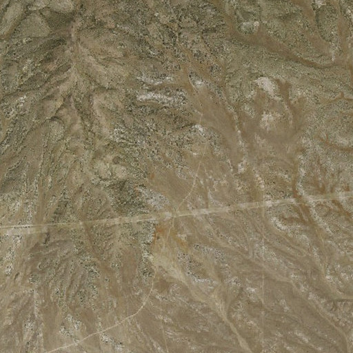 Aerial imagery of Eccus Rand Well, NV