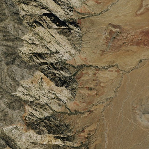 Aerial imagery of Moonshine Spring, NV