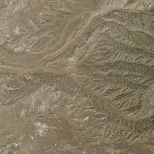 Aerial imagery of Sims Well, NV