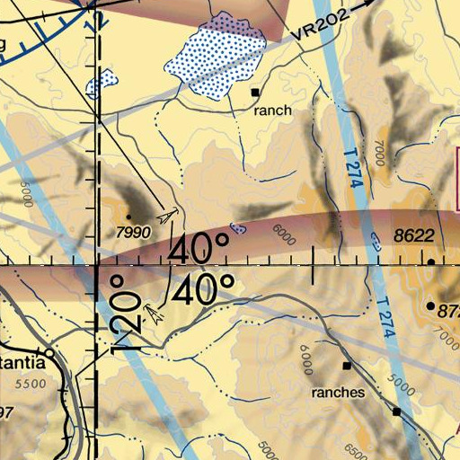 FAA VFR chart of Newcome Lake, NV