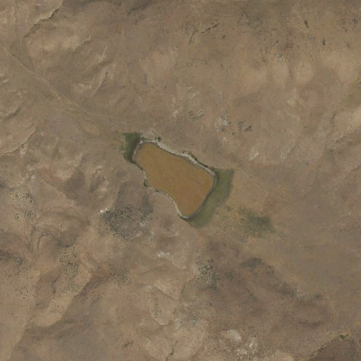 Aerial imagery of Newcome Lake, NV