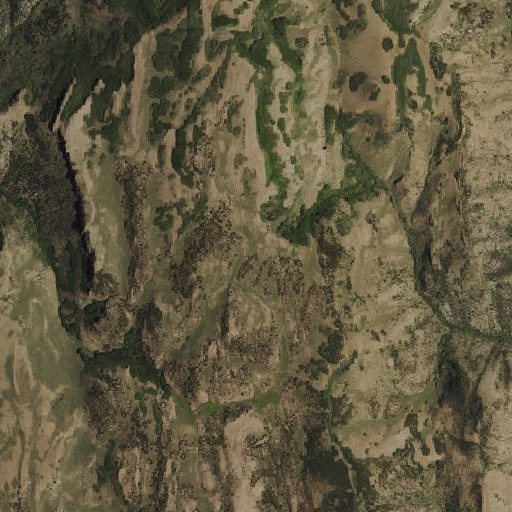 Aerial imagery of Antelope Range, NV