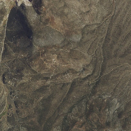 Aerial imagery of Bradshaw Mine, NV