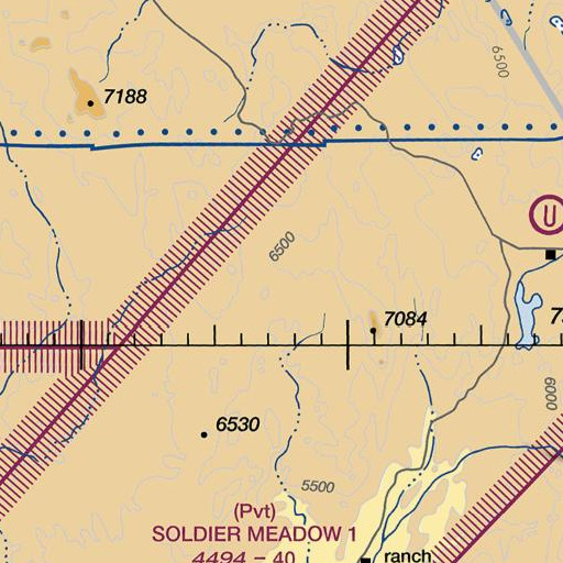FAA VFR chart of Chinatown, NV