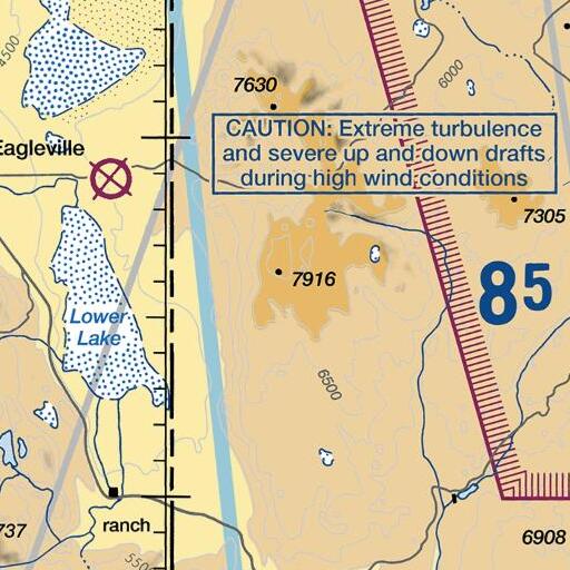 FAA VFR chart of Bregar Spring, NV