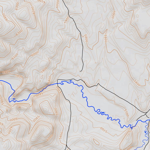 OpenTopoMap map of Keddy Ranch, NV