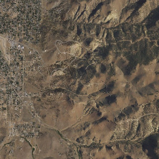 Aerial imagery of Lookout Point, NV