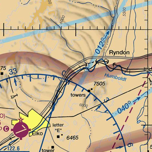 FAA VFR chart of Pardo, NV