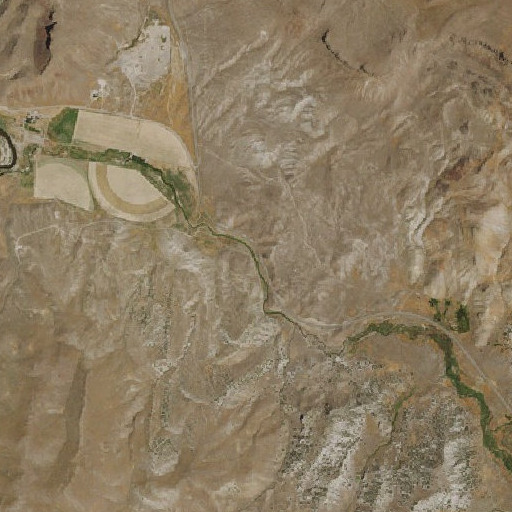 Aerial imagery of Pine Valley, NV