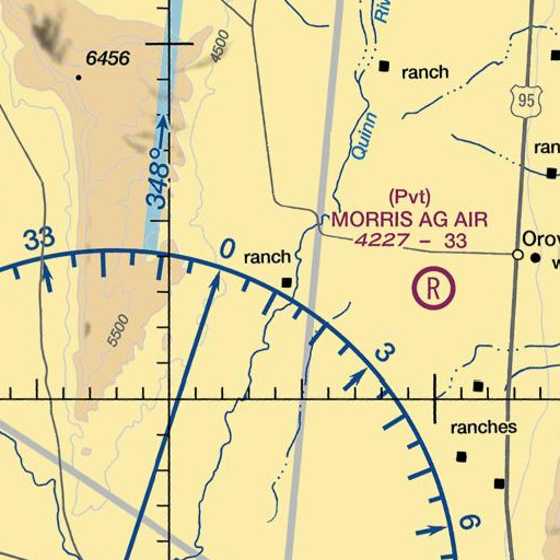 FAA VFR chart of Riverside Ranch, NV
