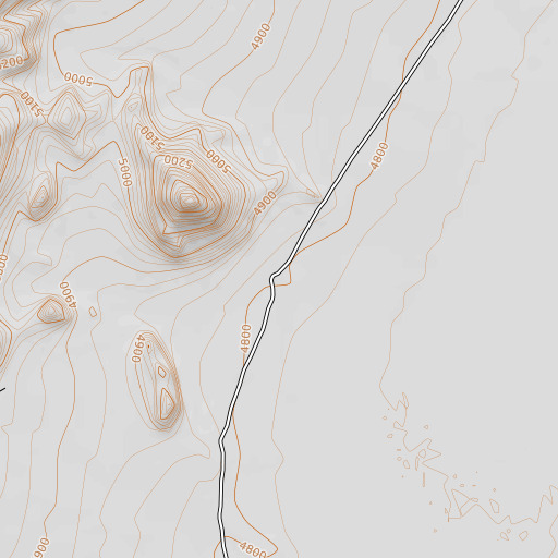 OpenTopoMap map of Storm Spring, NV