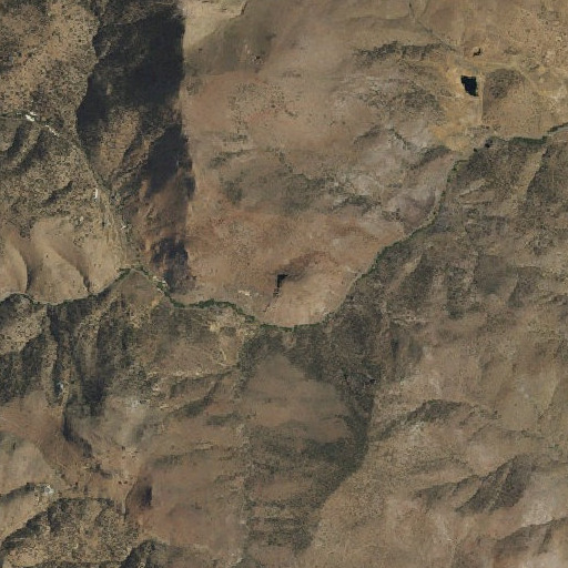 Aerial imagery of Sugarloaf, NV