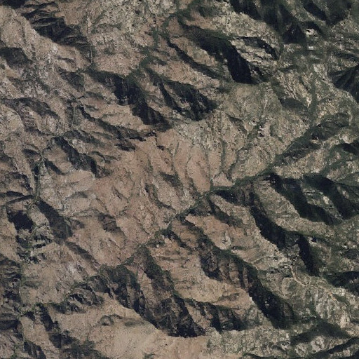 Aerial imagery of Negro Spring, AZ
