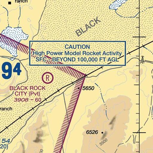 FAA VFR chart of Trego, NV