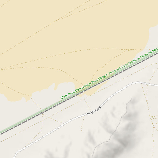 OpenStreetMap map of Trego, NV