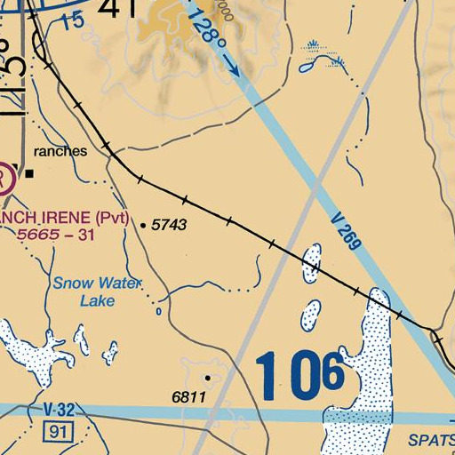 FAA VFR chart of Ventosa, NV