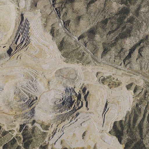 Aerial imagery of Verza Canyon, NV